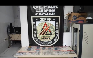 Três jovens são detidos com maconha, cocaína e crack durante operação da PM em Governador Valadares